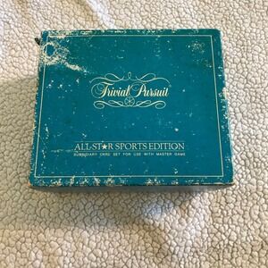 Vintage 1983 Trivial Pursuit AllStar Sports Edition Subsidiary Card Set 6000 Q&A